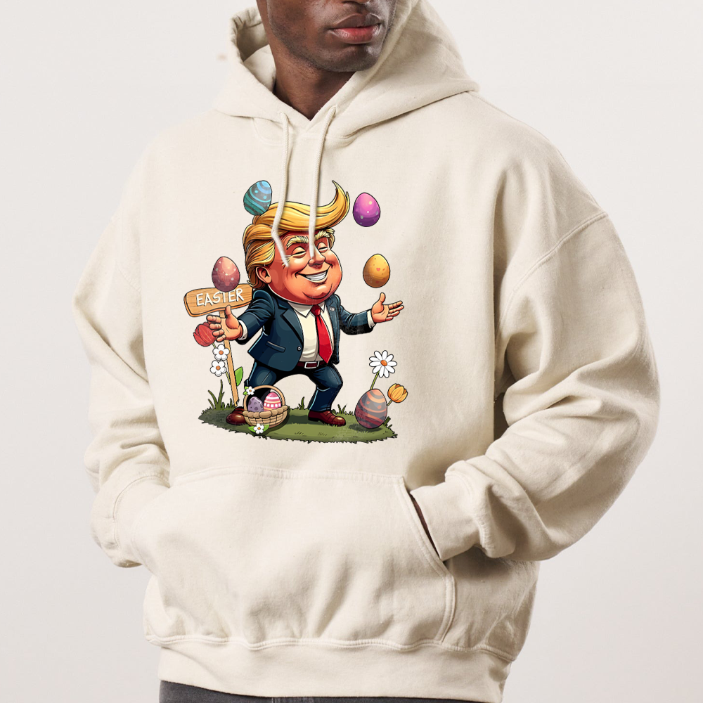 Trump Make Easter Great Again Shirt, Easter Eggs T-Shirt, Easter Love Sweatshirt, Happy Easter 2025 Sweater, Donald Trump Easter Tee - Image 4