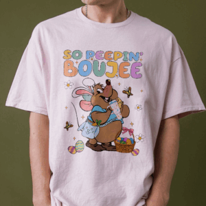 Gus Gus So Peepin' Boujee Shirt, Gus Gus Easter Bunny Sweatshirt, Happy Easter Sweater, Cinderella Gus Gus T-Shirt, Easter Day Shirt