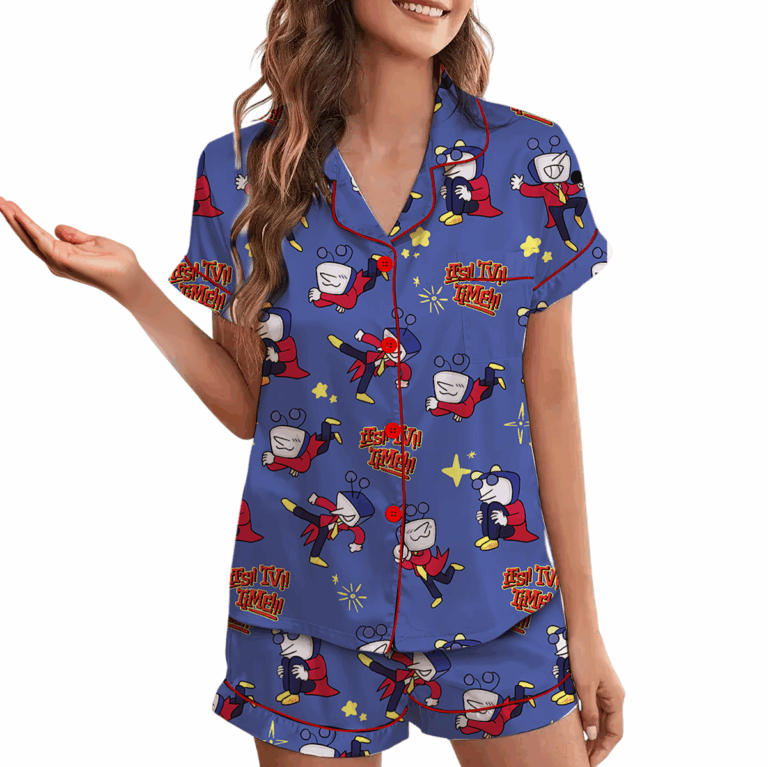 Alternative view of Deltarune Chibi Tenna Pajamas Set, Tenna Pajamas