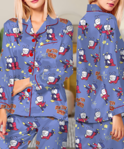 Deltarune Chibi Tenna Pajamas Set Long, Tenna Pajamas