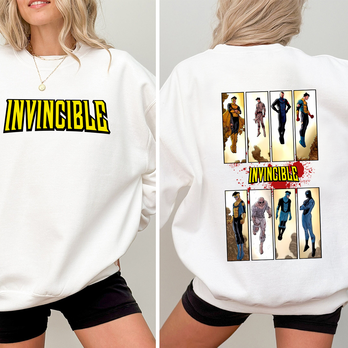 Limited Invincible Mark Superhero T Shirt, Comic Book Fan Gift Mineral Wash - Image 3