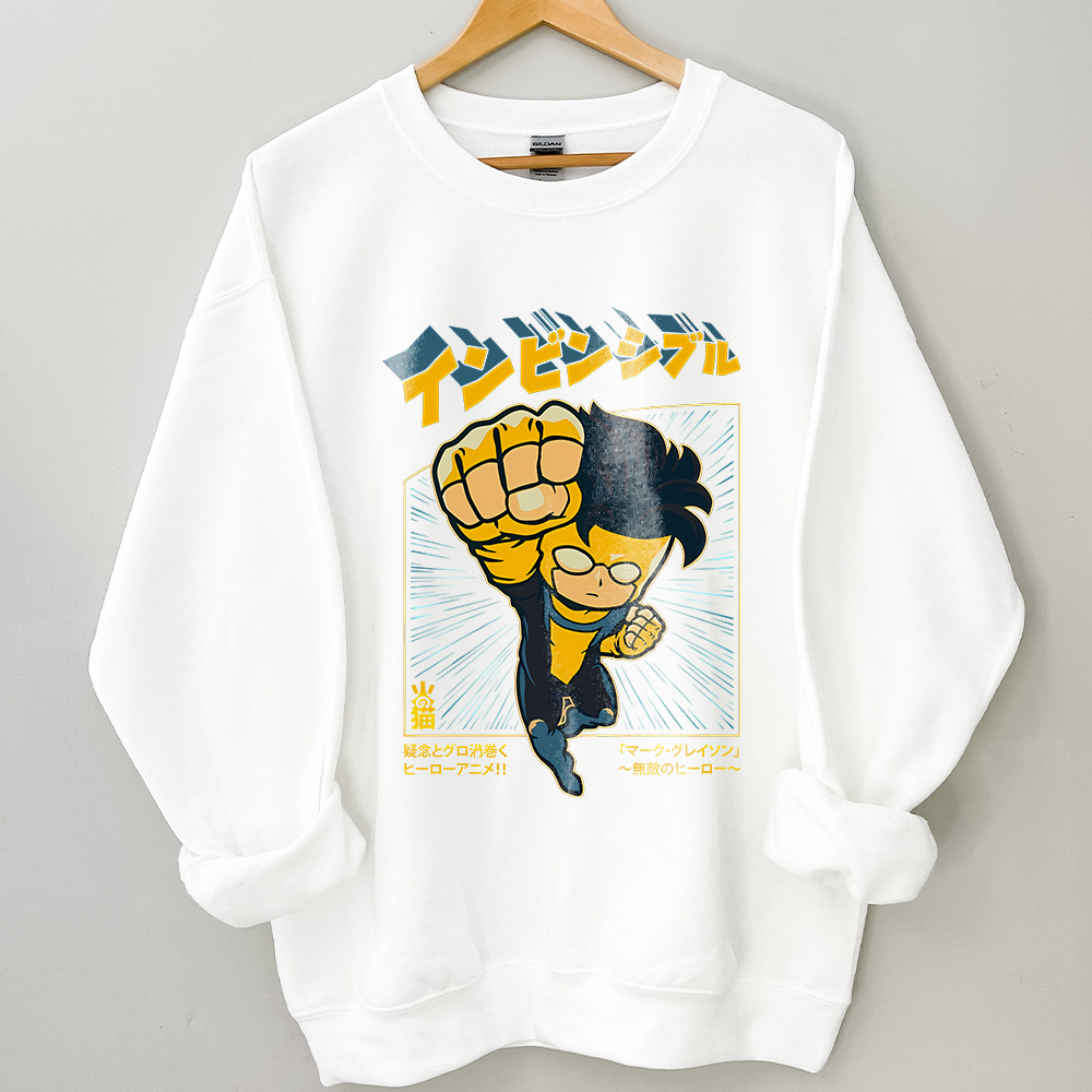 Limited Invincible Mark Grayson Shirt, Supe Sweatshirt - Image 4