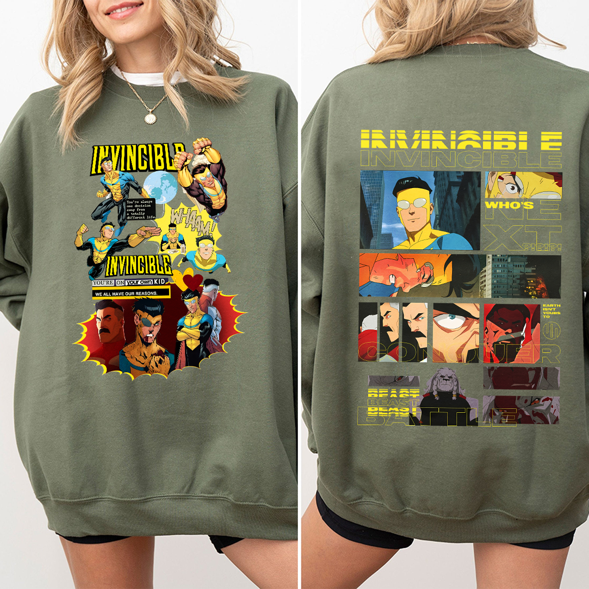 Vintage Invincible TV Show Mark Invincible shirt, Superhero Fan Gift, Comic Book Bootleg Fan Tee - Image 6