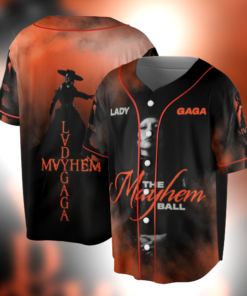 Lady Concert Tee Gaga Fans Jersey, Music Lover Baseball Jersey