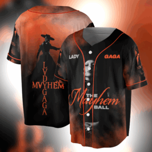 Lady Concert Tee Gaga Fans Jersey, Music Lover Baseball Jersey