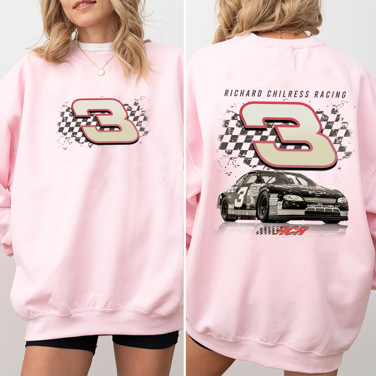 Retro Dale Earnhardt Middle Finger T-Shirt, Racing Fan SweatShirt, Nascar Shirt, Daytona 500 Shirt - Image 2