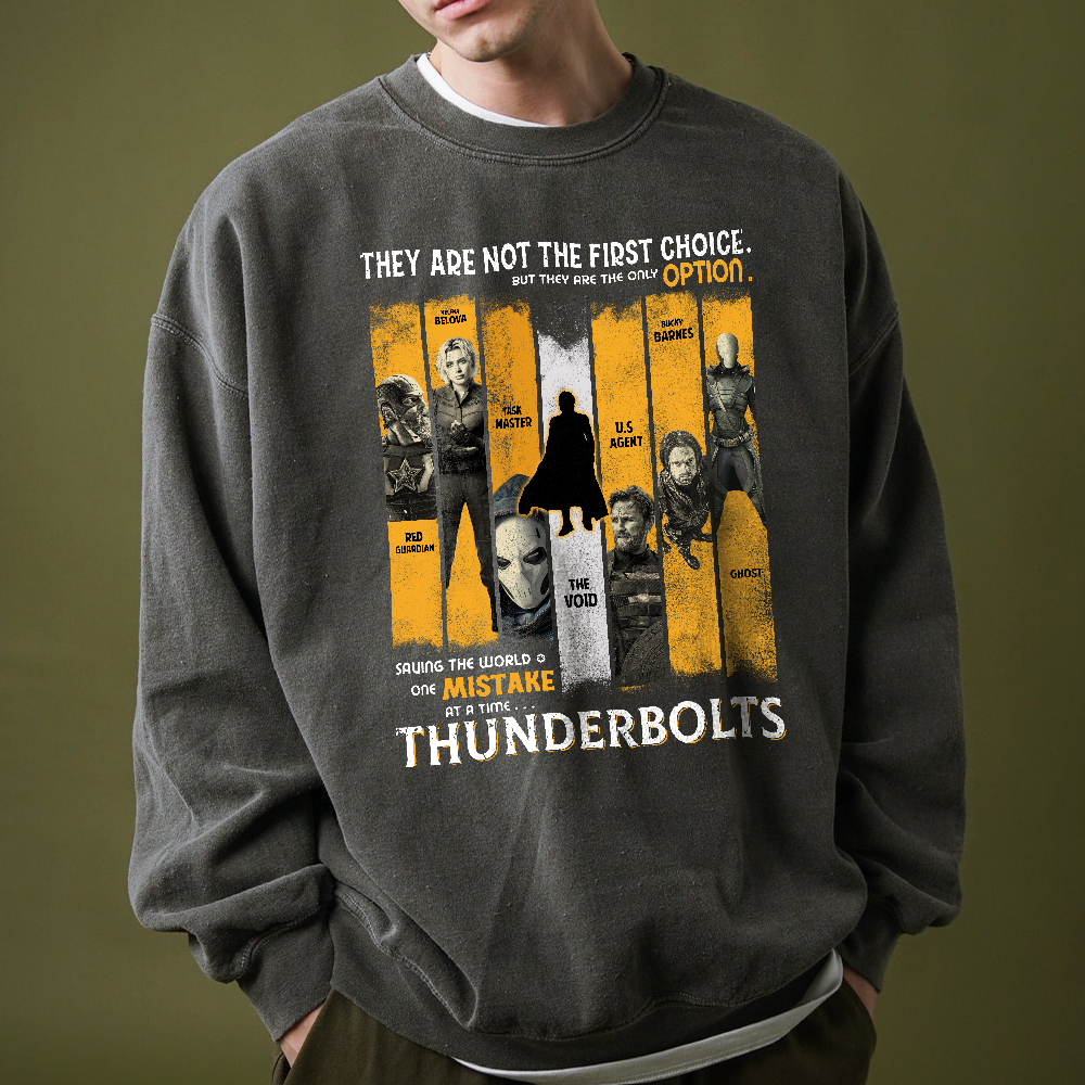 Thunderbolts Marvel Shirt, Thunderbolts Retro Design, Bucky Barnes Tee, Yelena Shirt, Marvel Avengers Shirt, Thunderbolts - Image 3