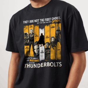 Thunderbolts Marvel Shirt, Thunderbolts Retro Design, Bucky Barnes Tee, Yelena Shirt, Marvel Avengers Shirt, Thunderbolts