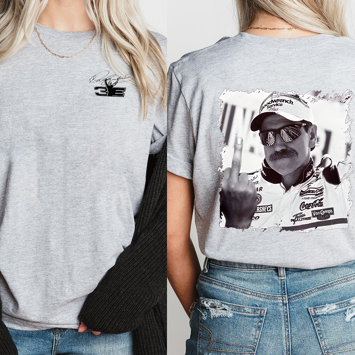 Vintage 90S Dale Earnhardt Nascar Racing T Shirt, Racing Fan SweatShirt - Image 5