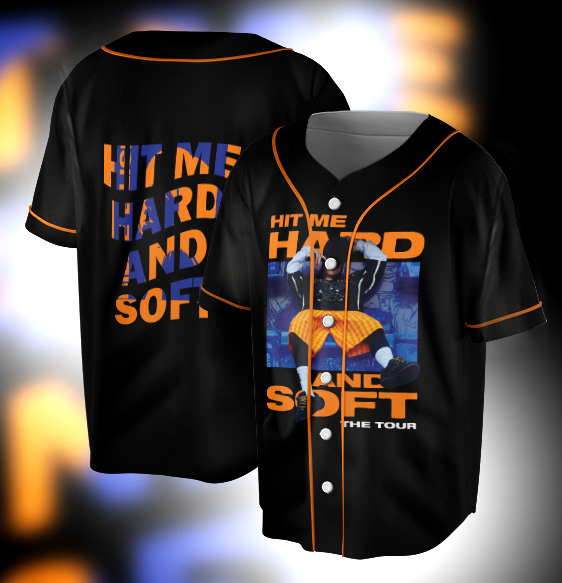 Billie Eilish Hit Me Hard And Soft The Tour Jersey, U.S. Leg Concert Merch Exclusive