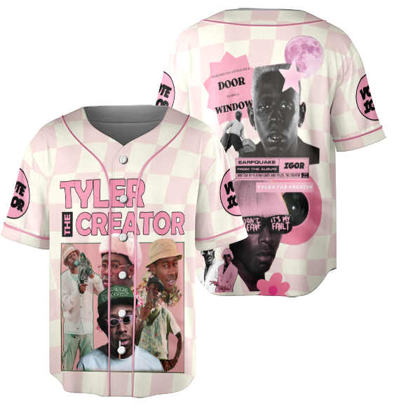 Tyler the Creator Hip-Hop Baseball Jersey - Image 4