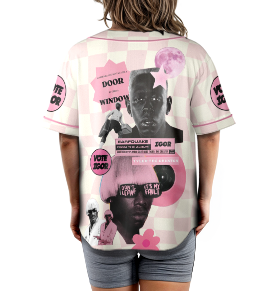 Tyler the Creator Hip-Hop Baseball Jersey - Image 5