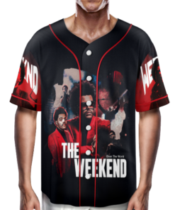 Alternative view of The Weeknd "After Hours Til Dawn" Tour Baseball Jersey