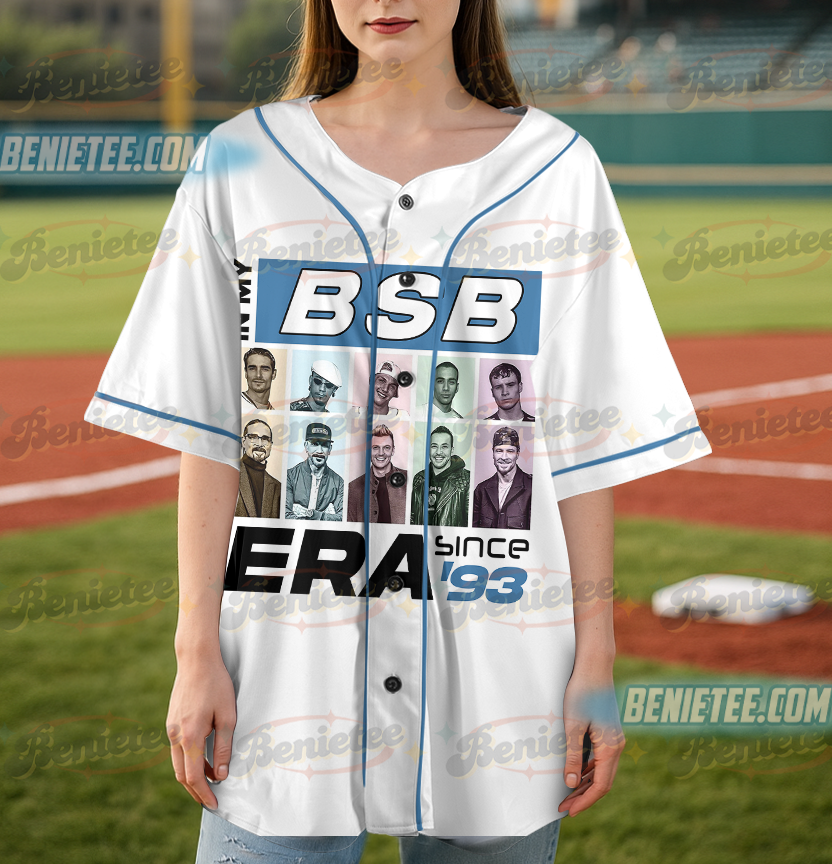 Vintage Backstreet Boys Millennium Baseball Jersey - Image 4