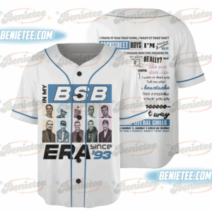 Vintage Backstreet Boys Millennium Baseball Jersey