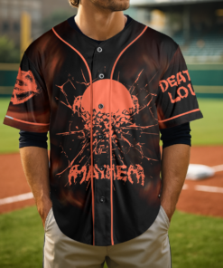 Alternative view of Shattered Mirror MAYHEM Lady Gaga Baseball Jersey