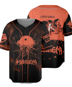 Shattered Mirror MAYHEM Lady Gaga Baseball Jersey