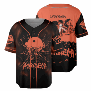 Shattered Mirror MAYHEM Lady Gaga Baseball Jersey