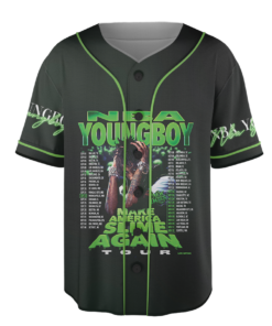 Alternative view of Youngboy Hiphop Vintage Baseball Jersey, Youngboy Merch Jerssey, NBA Youngboy 2025 Masa Tour T Shirt, NBA Youngboy Masa Albums