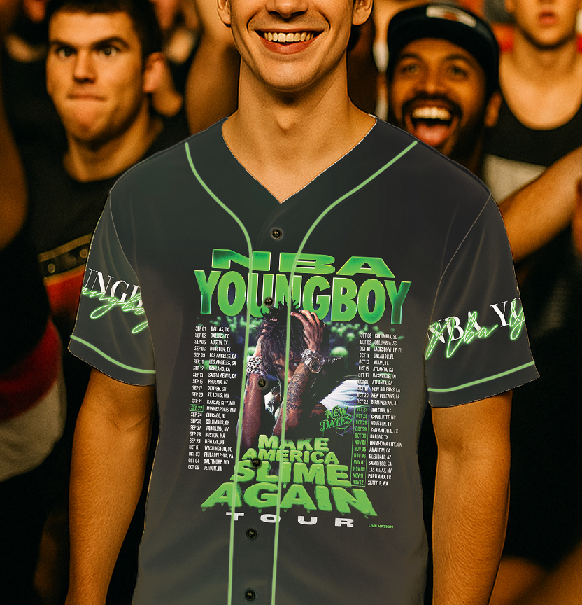 Youngboy Hiphop Vintage Baseball Jersey, Youngboy Merch Jerssey, NBA Youngboy 2025 Masa Tour T Shirt, NBA Youngboy Masa Albums - Image 4