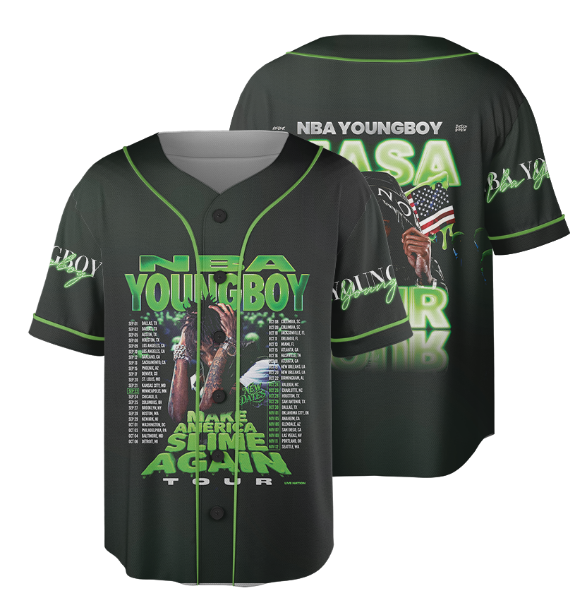 Youngboy Hiphop Vintage Baseball Jersey, Youngboy Merch Jerssey, NBA Youngboy 2025 Masa Tour T Shirt, NBA Youngboy Masa Albums