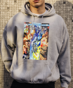 Alternative view of The Fantastic Four First Steps Shirt, Fantastic Four shirt, Mar Studio Superhero T-shirt, Reed Richards Shirt