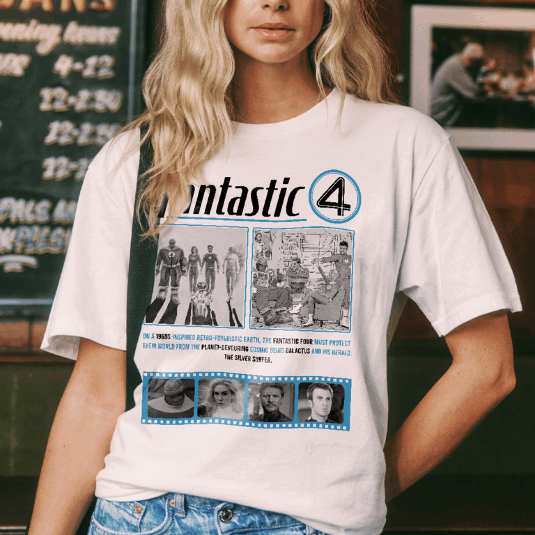 Vintage Fantastic Four Shirt, Fantastic Four First Steps Sweatshirt, Mar Superhero, Reed Richards Tee, Johnny Storm