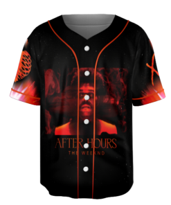 Alternative view of The Weeknd Merch Baseball Jersey, Dawn Fm Shirt