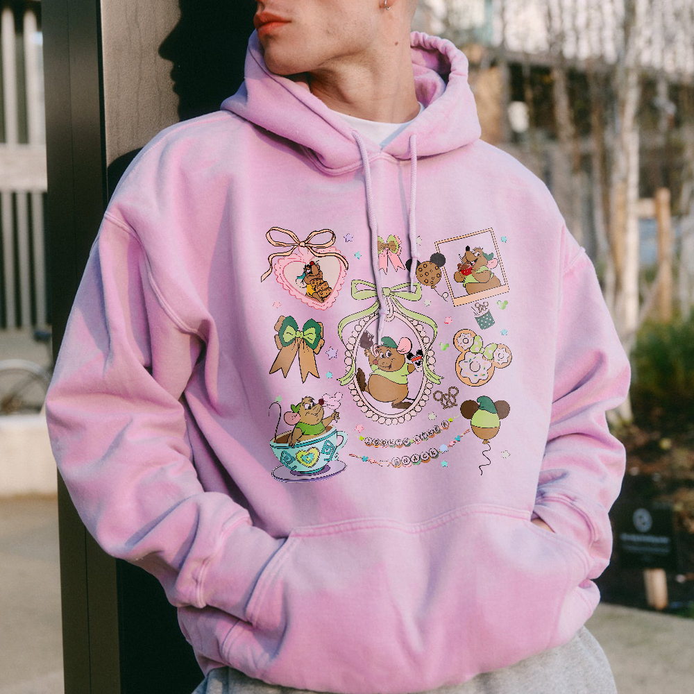 Cinderella Gus Gus Shirt, Disney Coquette Bows Looking Like A Snack Gus Gus, Disneyland Trip Shirt, Women Girly Gus Gus Tee - Image 4