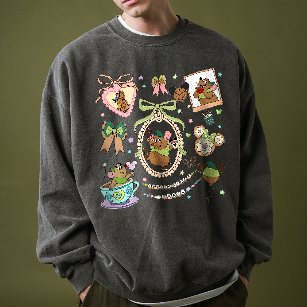 Cinderella Gus Gus Shirt, Disney Coquette Bows Looking Like A Snack Gus Gus, Disneyland Trip Shirt, Women Girly Gus Gus Tee - Image 5