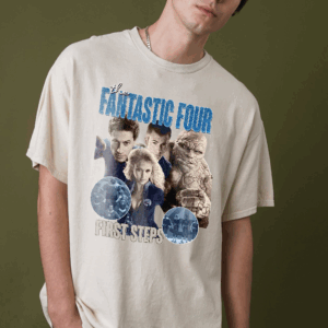 Vintage The Fantastic Four First Steps T-Shirt, Retro The Fantastic Four Sweatshirt, First Steps Invisible Shirt, Avengers Superhero Studio Shirt