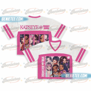 Katseye Gnarly Album Kpop Fan Music Tour Crop Top Football Jersey