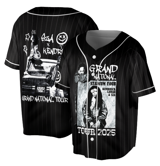 Kendrick Lamar SZA Tour 2025 Jersey, Concert Merch, Sza & Kendrick Lamar - Image 5