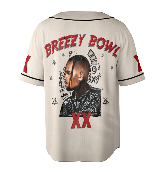 Breezy Bowl XX Tour 2025 Concert Jersey, Chris Brown Jersey - Image 6