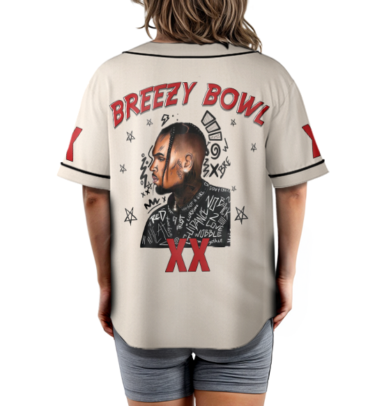 Breezy Bowl XX Tour 2025 Concert Jersey, Chris Brown Jersey - Image 5