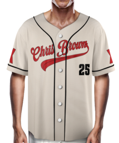 Alternative view of Breezy Bowl XX Tour 2025 Concert Jersey, Chris Brown Jersey