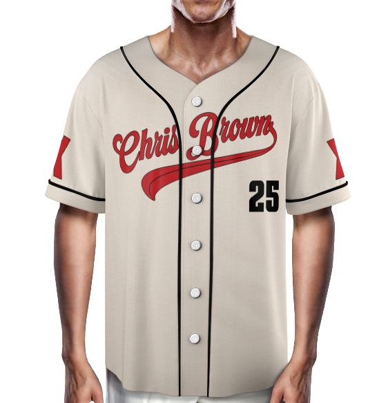 Breezy Bowl XX Tour 2025 Concert Jersey, Chris Brown Jersey - Image 2