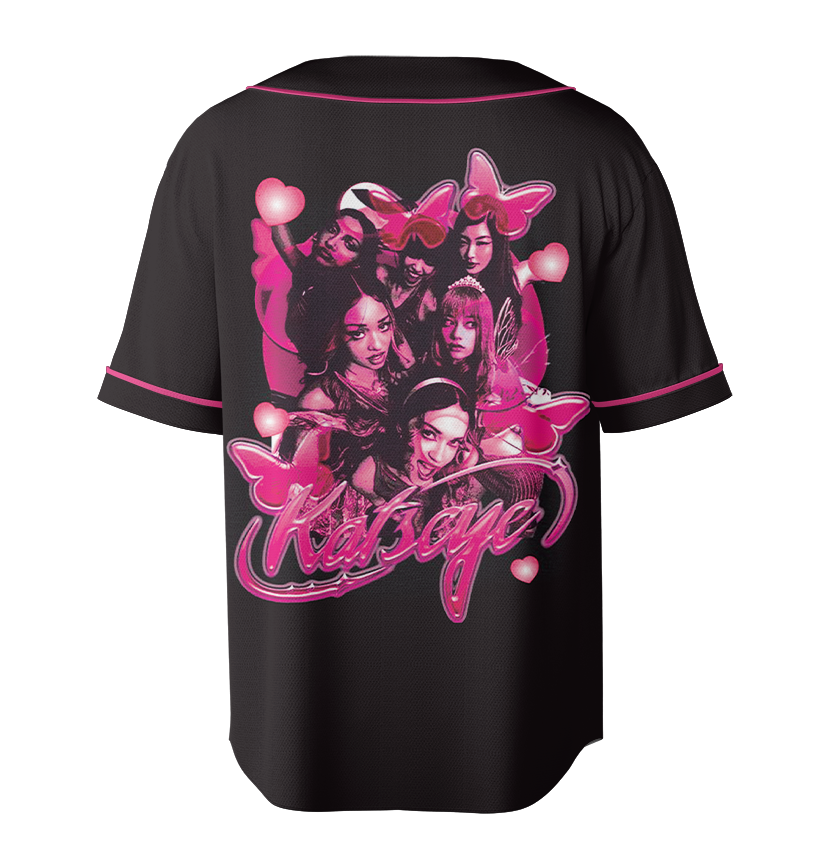 Limited Katseye Gnarly Baseball Jersey, Vintage 90s eautiful Chaos Eyekon Kpop Fan Tee Graphic Y2K T-shirt - Image 3