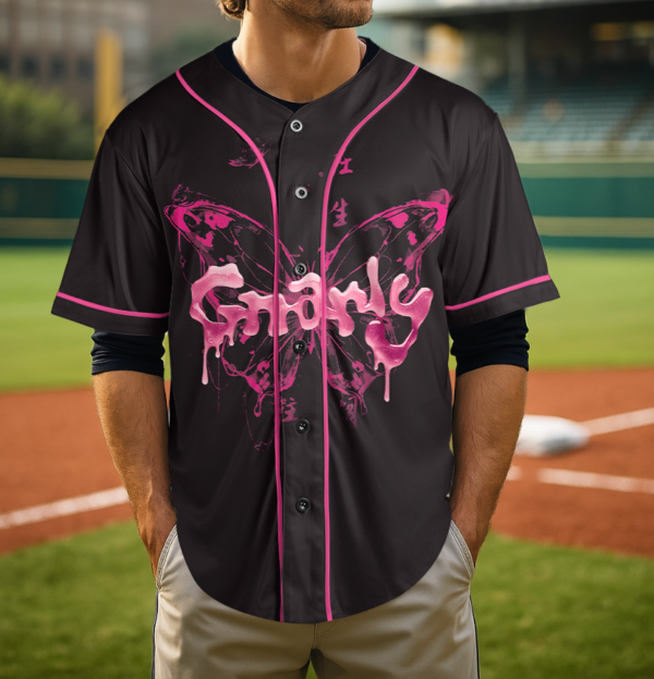 Alternative view of Limited Katseye Gnarly Baseball Jersey, Vintage 90s eautiful Chaos Eyekon Kpop Fan Tee Graphic Y2K T-shirt