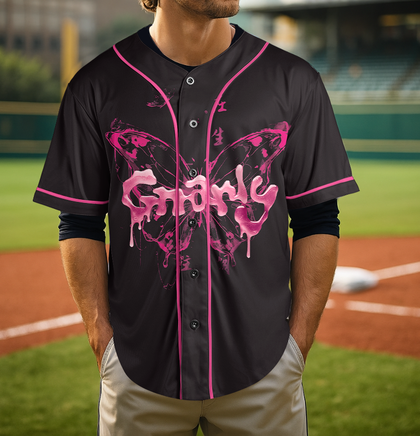 Limited Katseye Gnarly Baseball Jersey, Vintage 90s eautiful Chaos Eyekon Kpop Fan Tee Graphic Y2K T-shirt - Image 2