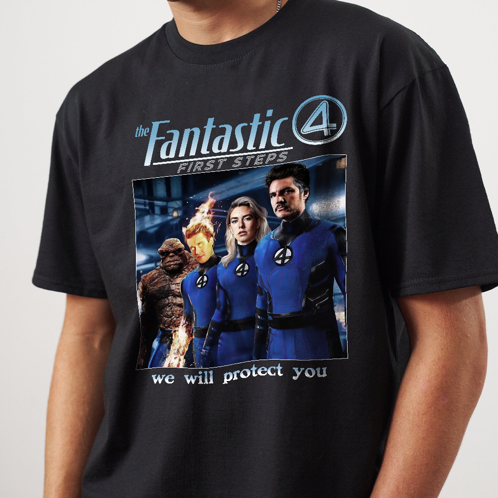 The Fantastic Four First Steps Shirt, Disneyland Fantastic Four Sweatshirt, MCU Superhero T-shirt - Image 2