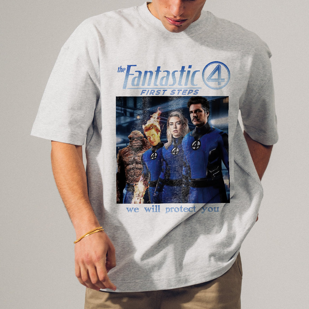 The Fantastic Four First Steps Shirt, Disneyland Fantastic Four Sweatshirt, MCU Superhero T-shirt - Image 3