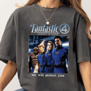 The Fantastic Four First Steps Shirt, Disneyland Fantastic Four Sweatshirt, MCU Superhero T-shirt