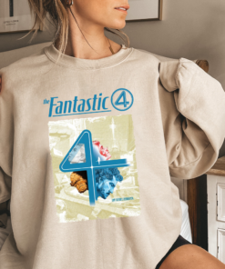 Alternative view of Limited The Fantastic Four First Steps Marvel T-Shirt, Dis-ney Fantastic Four T-Shirt, Marvel Studio Superhero T-shirt