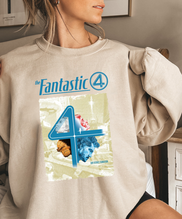 Alternative view of Limited The Fantastic Four First Steps Marvel T-Shirt, Dis-ney Fantastic Four T-Shirt, Marvel Studio Superhero T-shirt