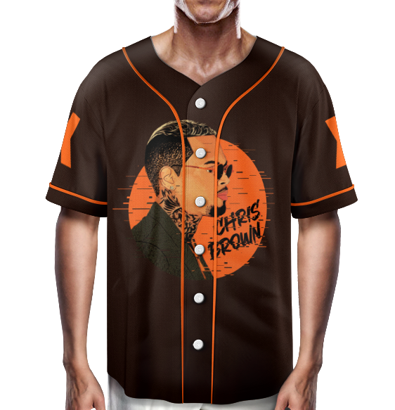 Retro Chris Brown Jersey, 2025 Tour Chris Brown Jersey - Image 2