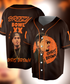 Retro Chris Brown Jersey, 2025 Tour Chris Brown Jersey