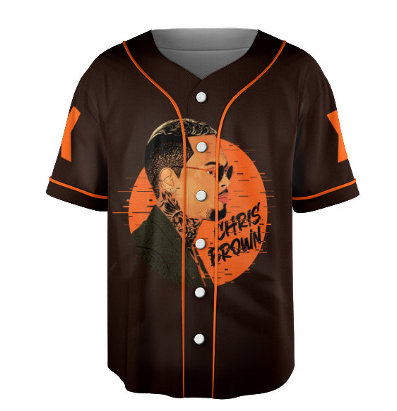 Retro Chris Brown Jersey, 2025 Tour Chris Brown Jersey - Image 4