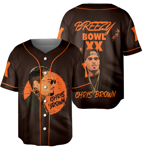 Retro Chris Brown Jersey, 2025 Tour Chris Brown Jersey - Image 5