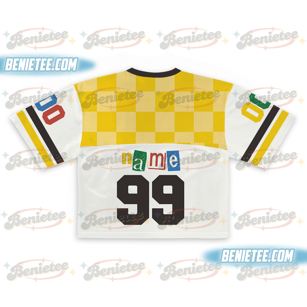 Streetwear Football Jersey Crop top, Premium Graphic Tshirt, DopeSkill Shirt To Match Jersey, Hip Hop Shirt - Image 3